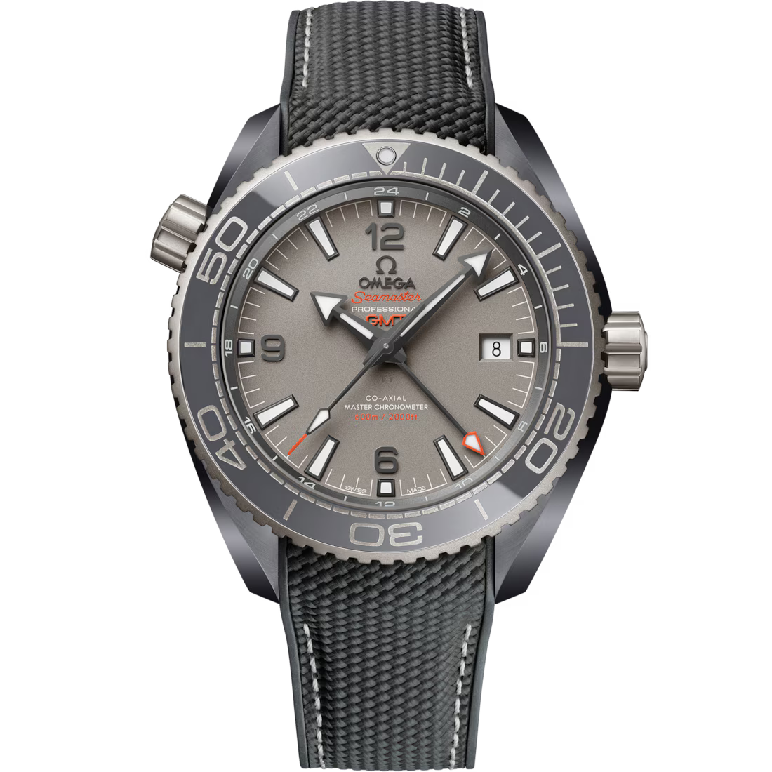 Omega Seamaster Planet Ocean 600M 45.5mm Grey Dial Grey ceramic Strap 215.92.46.22.99.002