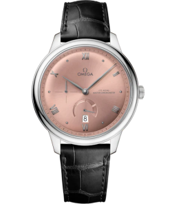 Omega De Ville Prestige 41mm Pink Dial Stainless Steel Strap 434.13.41.21.10.001