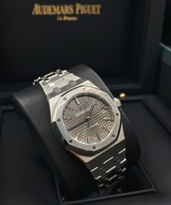 Alternative view of Audemars Piguet Royal Oak Selfwinding, Grey dial, 37mm, Stainless steel, 15450ST.OO.1256ST.02