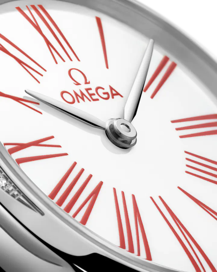 Omega De Ville Mini Trésor 26mm White Dial with Diamonds Stainless Steel Strap 428.17.26.60.04.003 - Image 2