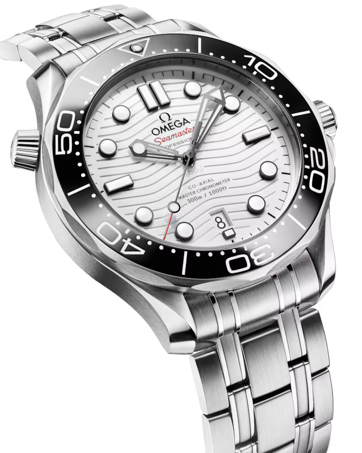 Omega Seamaster Diver 300M 42mm White Dial Stainless Steel Bracelet 210.30.42.20.04.001 - Image 6