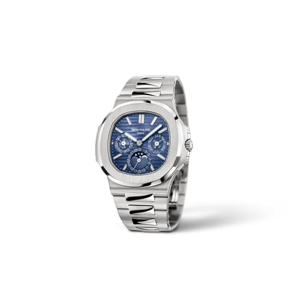 Patek Philippe Nautilus White Gold 5740-1G-001 with Blue Sunburst dial - Image 7