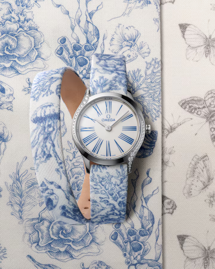 Omega De Ville Mini Trésor 26mm White Dial with Diamonds Stainless Steel Strap 428.17.26.60.04.001 - Image 6