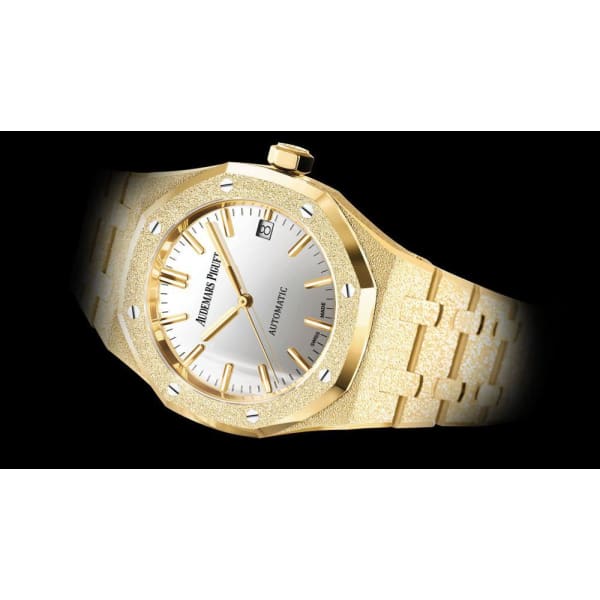Audemars Piguet Royal Oak Frosted Gold Selfwinding Ref. # 15454BA.GG.1259BA.02 - Image 6