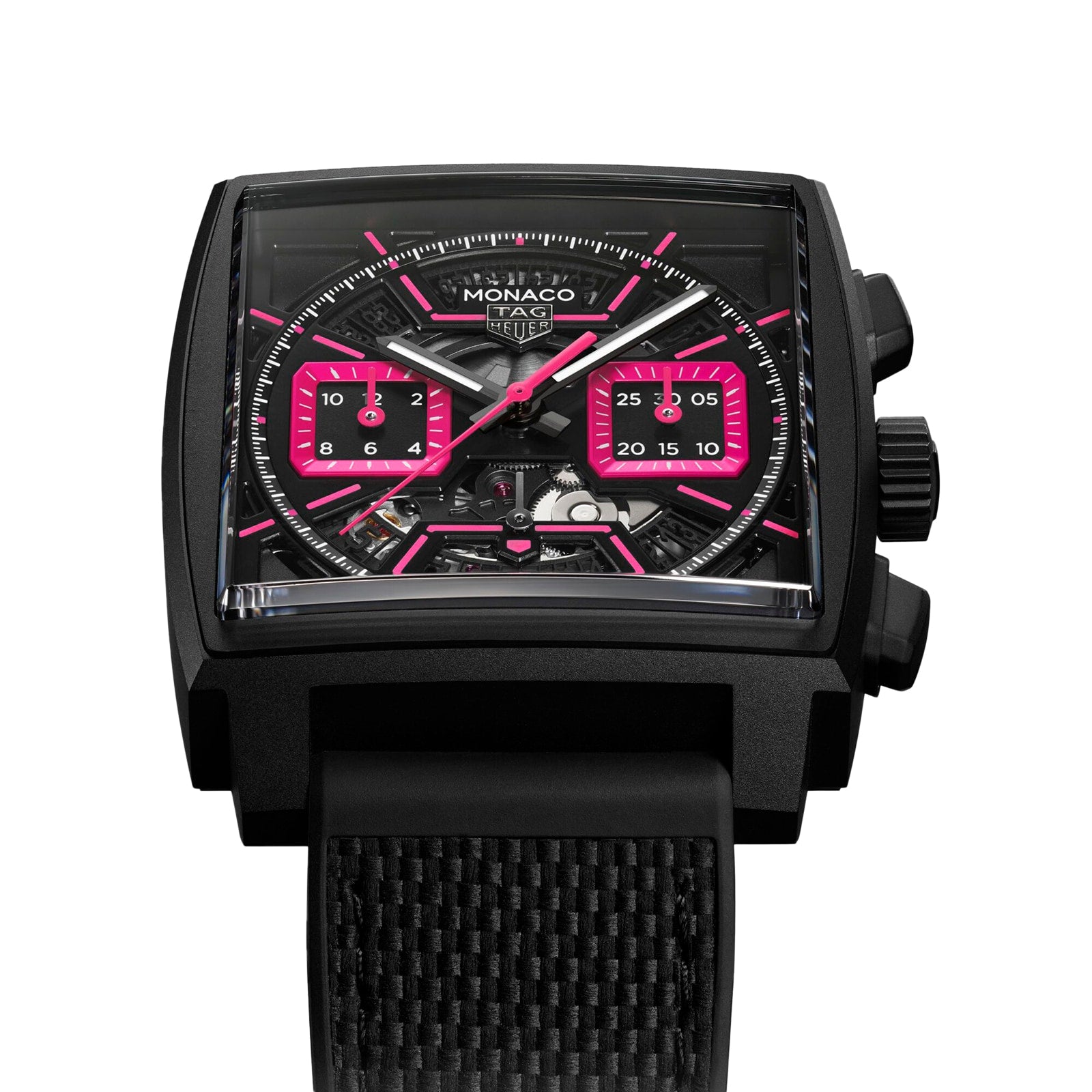 TAG Heuer Monaco Chronograph Pink 39mm Mens Watch CBL218B.FT6236 - Image 4