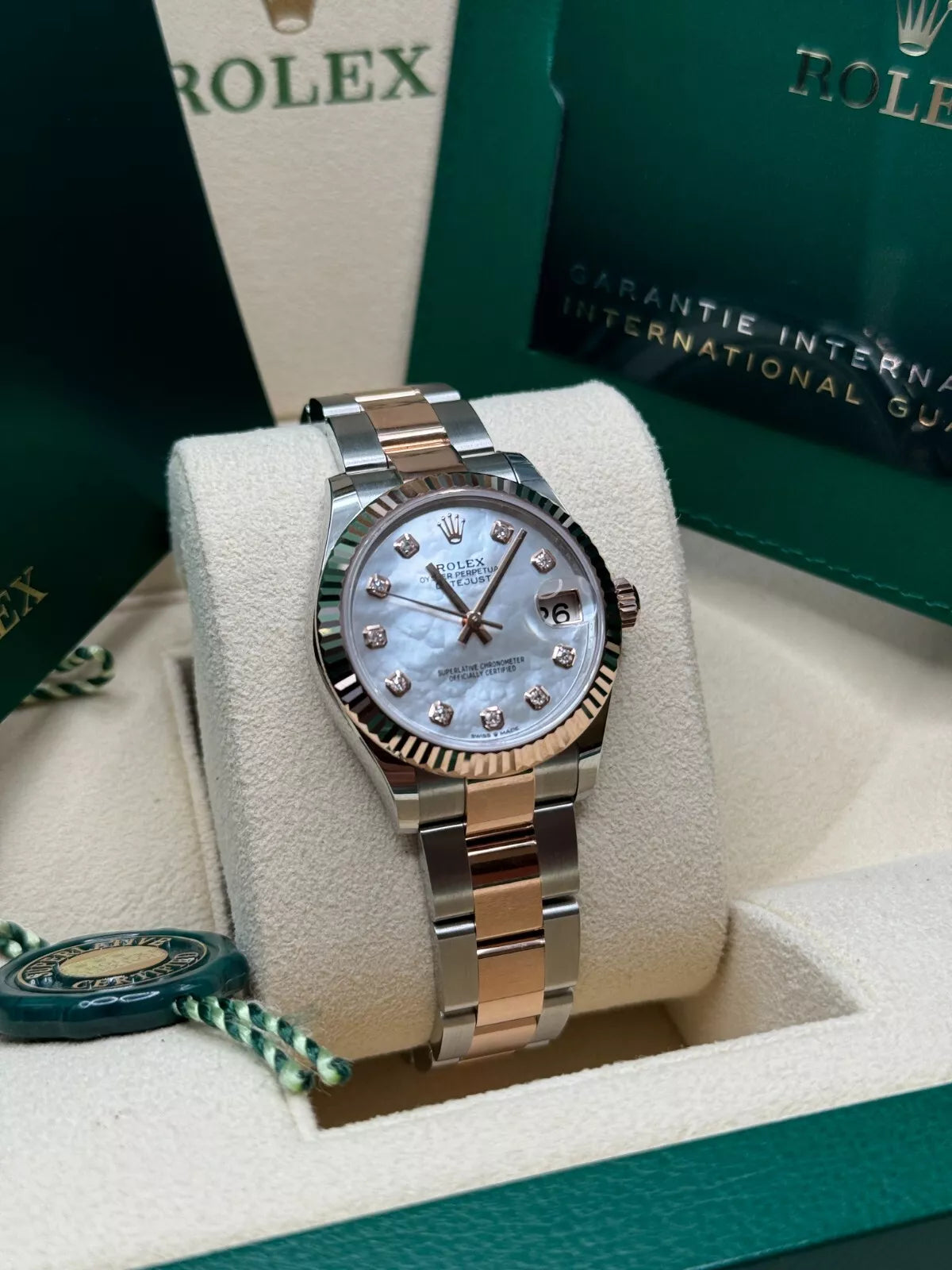 Rolex Datejust m278271-0025/0026 White Mother-of-Pearl 31mm Dial Oyster Bracelet Watch - Image 6