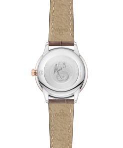 Alternative view of Omega De Ville Prestige 27.5 mm Silver Dial with Diamonds  Stainless Steel and Sedna�?18k Rose Gold Strap 434.23.28.60.52.001