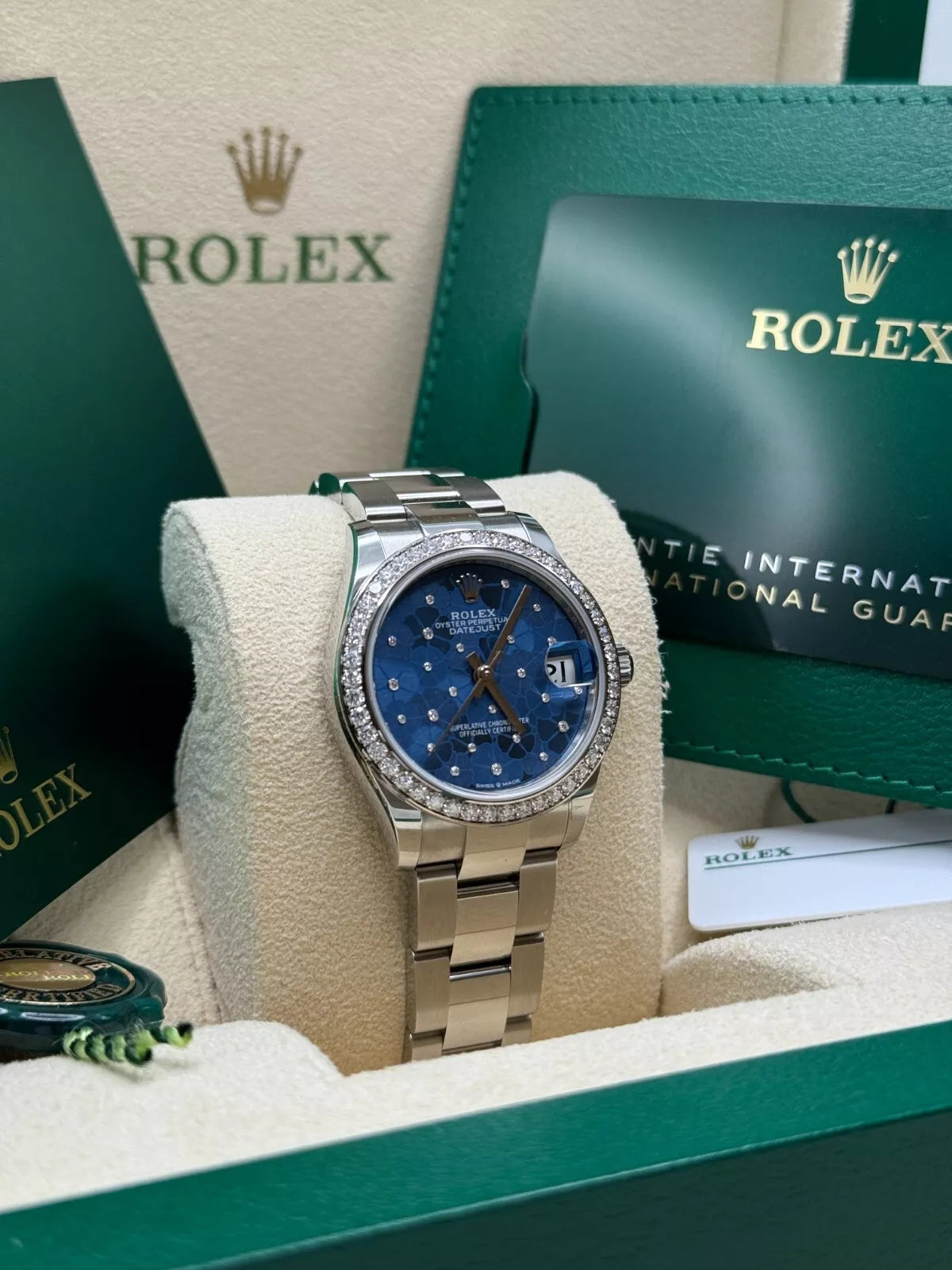 Rolex Datejust m278384RBR-0039/0040 Azzurro Blue 31mm Dial Oyster Watch - Image 4