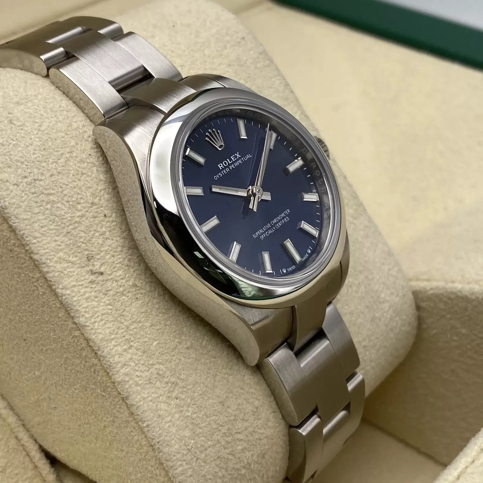 Rolex Oyster Perpetual 31mm 277200-0017 Blue Dial Oyster Bracelet Watch - Image 5