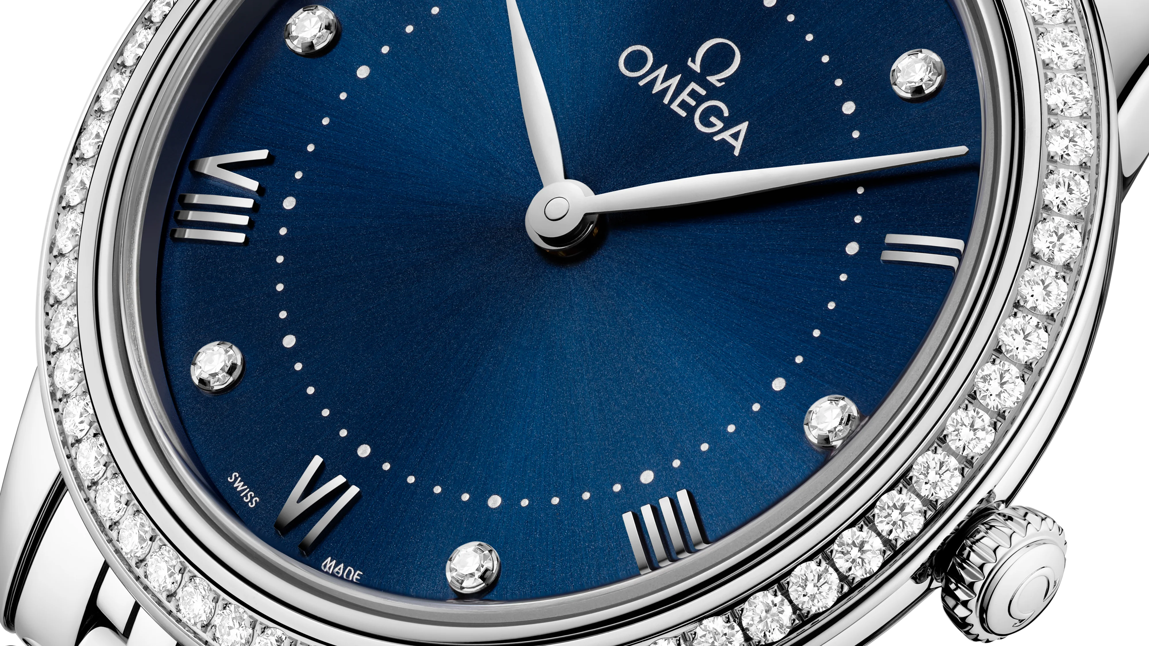 Omega De Ville Prestige, Stainless Steel and Diamond-set, 30mm Quartz 434.15.30.60.53.001 - Image 3