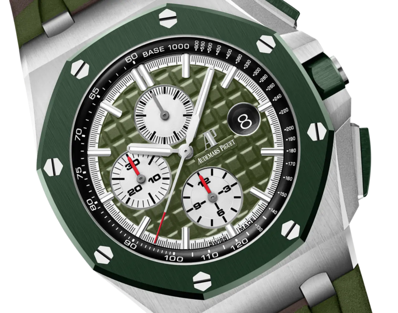 Audemars Piguet OFFSHORE Khaki Green Camouflage Dial CHRONOGRAPH 44mm 26400SO.OO.A055CA.01 - Image 4