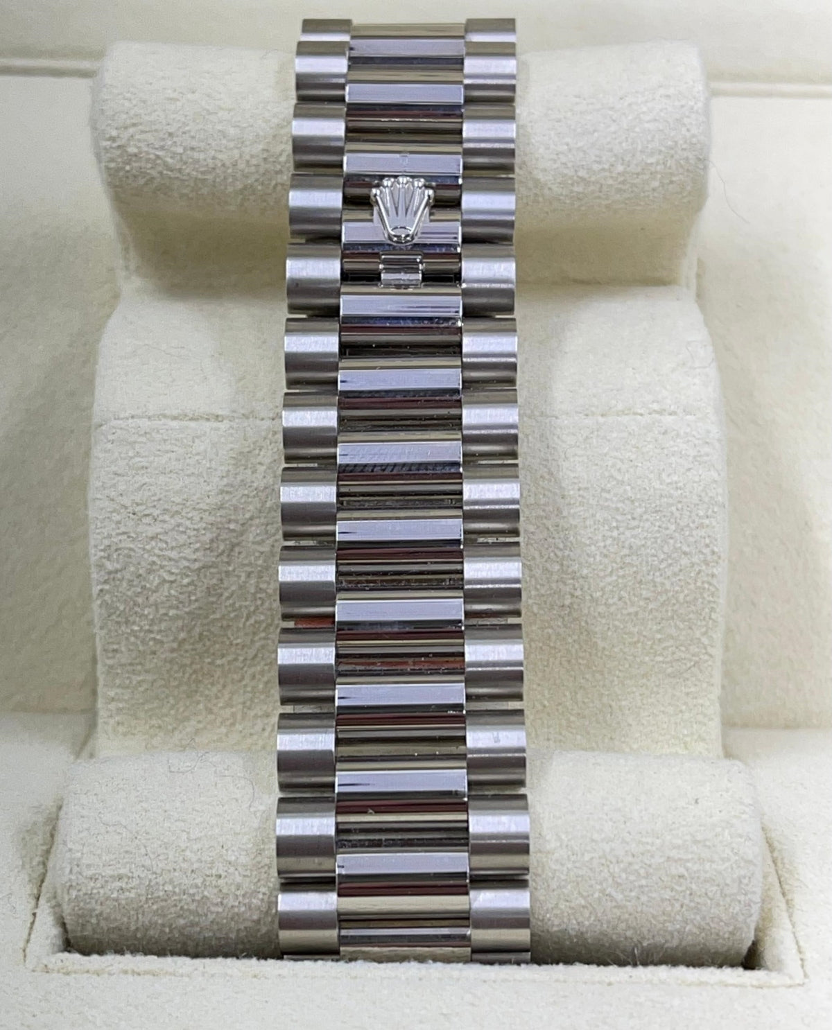 Rolex Day-Date President 40mm White Gold White Roman Dial - 228239 - Image 9