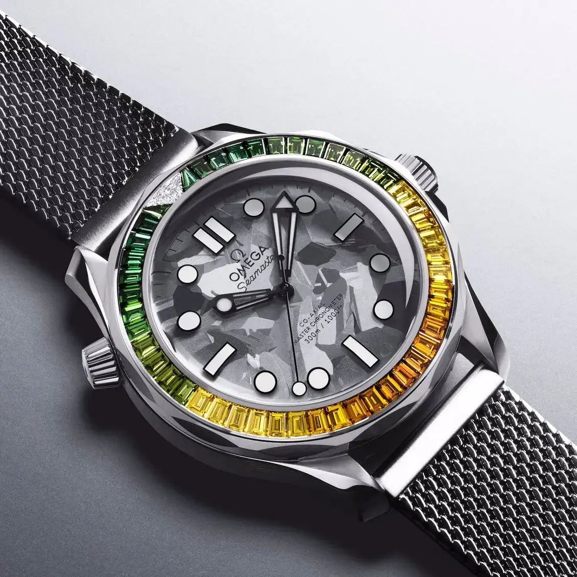 Omega Seamaster Diver 300M 42mm Grey Dial with Diamonds Canopus Gold�?Bracelet 210.55.42.20.99.001 - Image 2