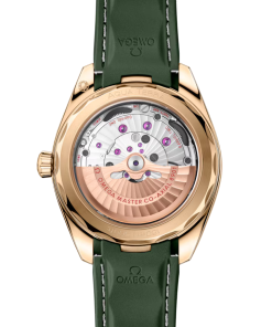 Alternative view of Omega Seamaster Aqua Terra 150M 41mm Green Dial Stainless Steel and Sedna�?18k Yellow Gold Strap 220.52.41.21.10.001