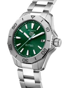 Alternative view of TAG Heuer Aquaracer Professional 200 Solargraph 40mm Mens Watch Green WBP1115.BA0000