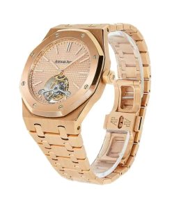Alternative view of Audemars piguet Royal Oak Selfwinding Rose Gold Tourbillon 41MM Watch