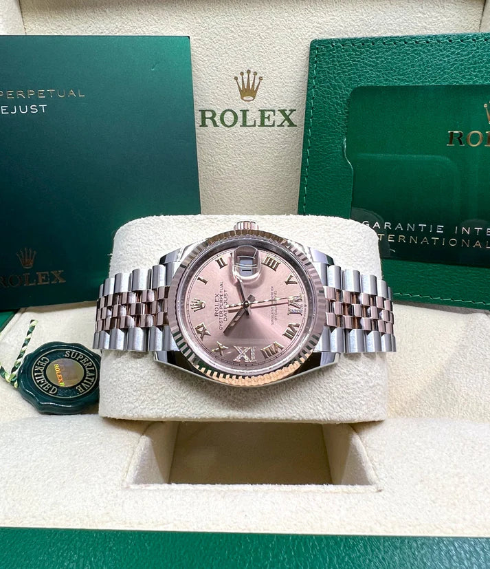 Rolex Datejust 36mm 126231 Rose Dial Oyster Bracelet - Image 3