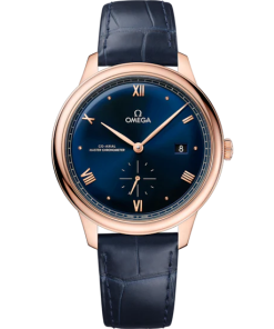 Omega De Ville Prestige 41 mm Blue Dial Sedna�?18k Rose Gold Strap 434.53.41.20.03.001