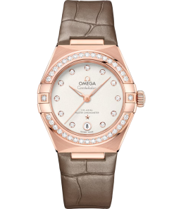 Omega Constellation Ladies' Selection 29mm Sedna�?gold on leather strap 131.58.29.20.52.002
