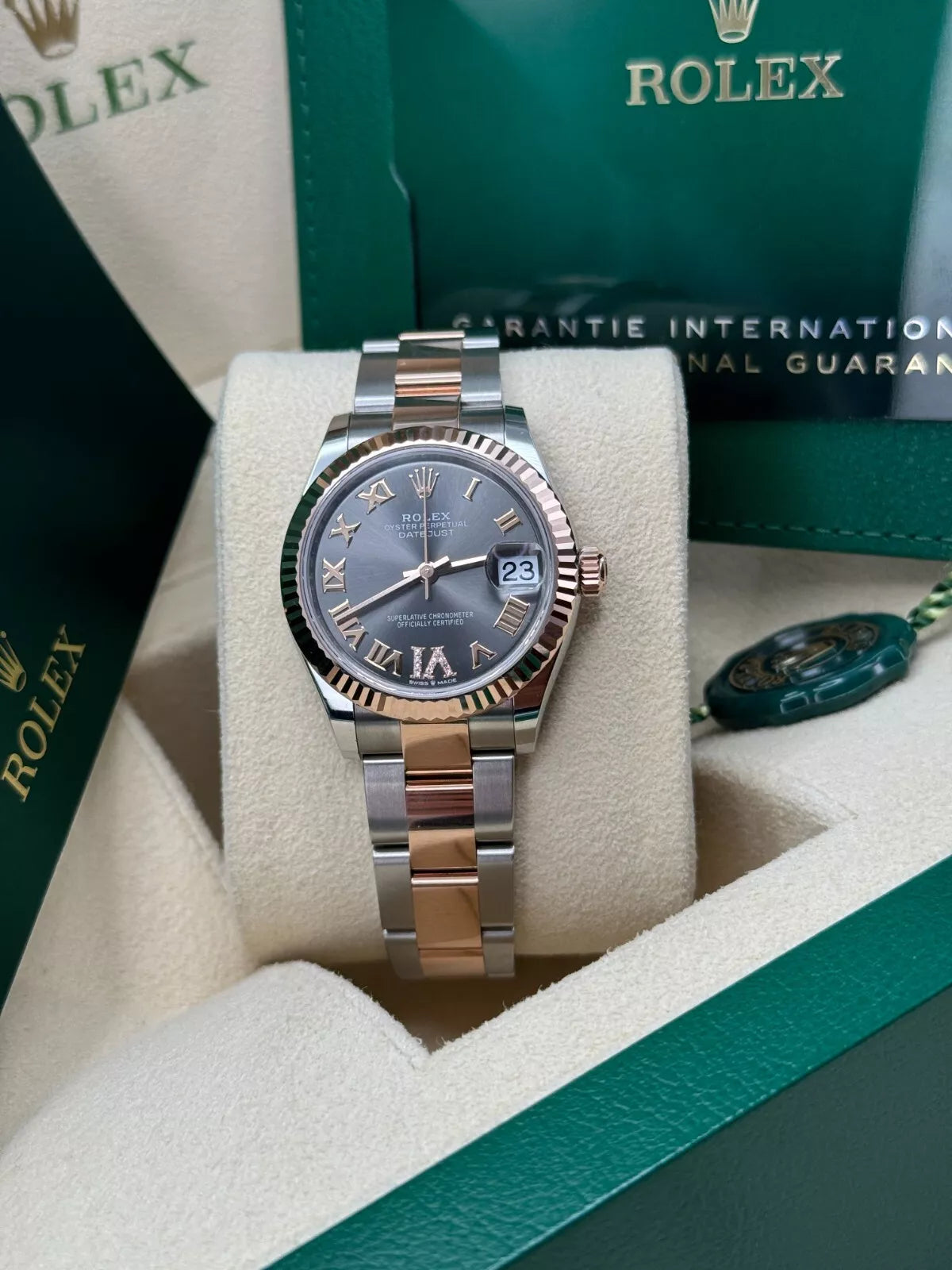 Rolex Datejust m278271-0029/0030 Slate 31mm Dial Oyster Bracelet Watch - Image 7