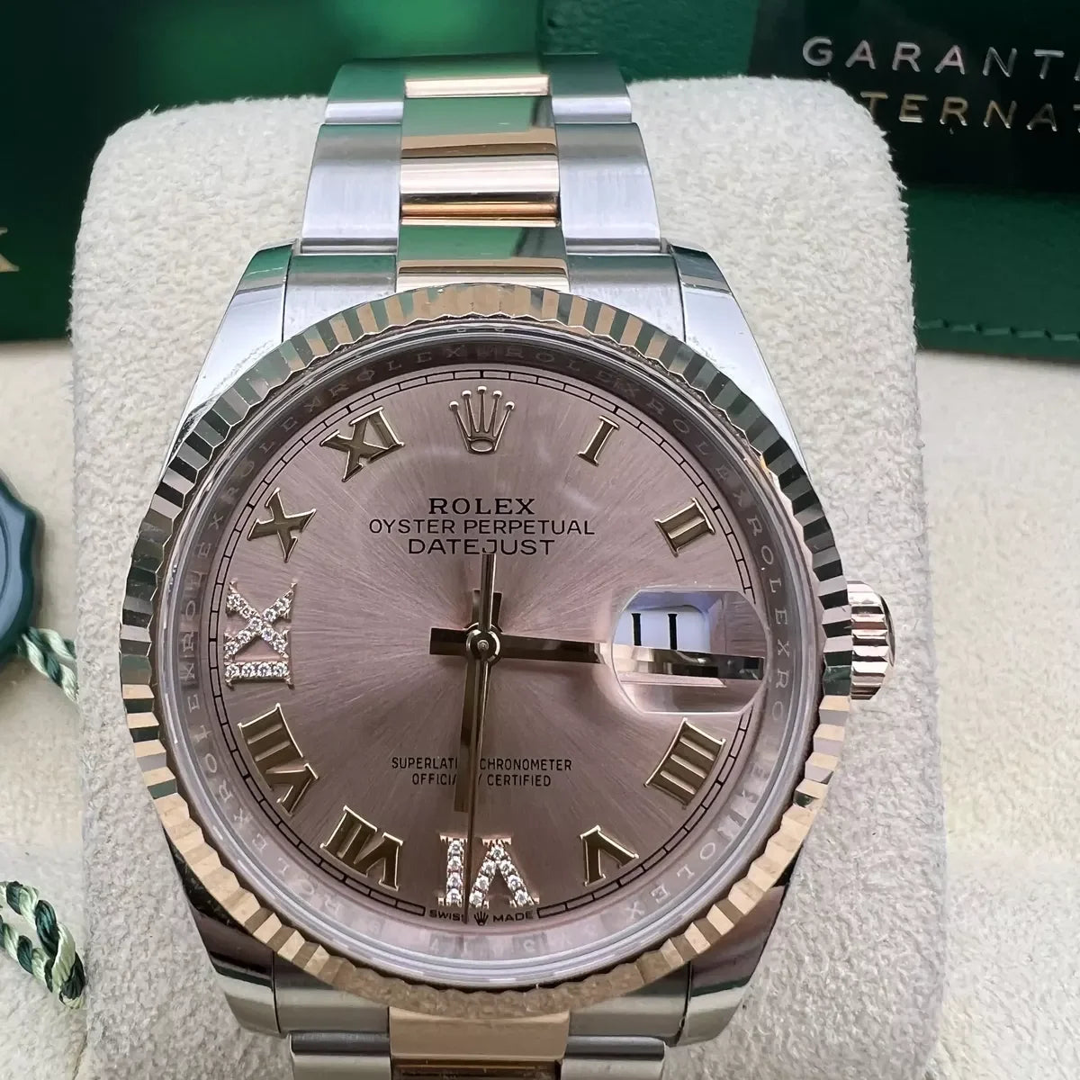 Rolex Datejust 36mm 126231 Rose Dial Oyster Bracelet - Image 4