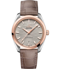 Omega Seamaster Aqua Terra 150M 38 mm Grey Dial Stainless Steel and  Sedna�?18k Rose Gold Strap 220.23.38.20.06.001