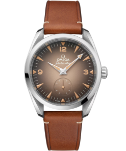Omega Seamaster Railmaster 38mm, steel on leather strap Self Winding Watch 235.12.38.20.13.001