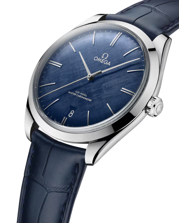 Omega De Ville Trésor 40mm Blue Dial Stainless Steel Strap 435.13.40.21.03.001 - Image 4