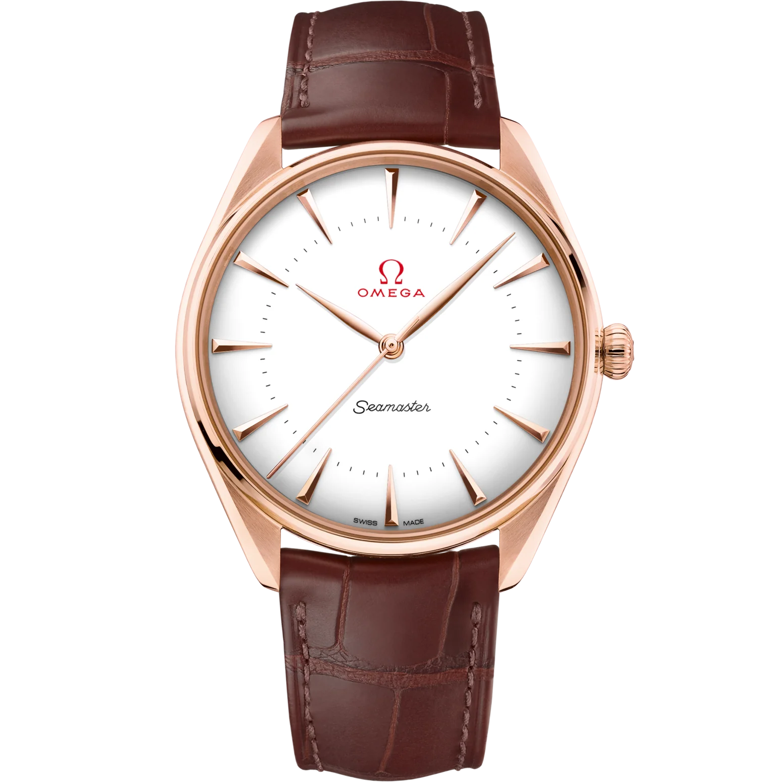 Omega Seamaster Olympic Official Timekeeper 39.5mm White Dial Sedna�?18k Rose Gold Strap 522.53.40.20.04.003