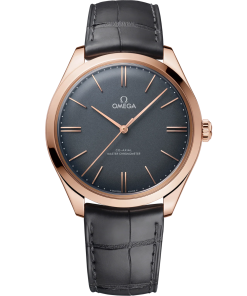 Omega De Ville Trésor 40mm Grey Dial Sedna�?18k Rose Gold Strap 435.53.40.21.06.001