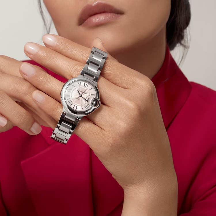 Cartier BALLON BLEU Pink Dial 33mm - Image 7
