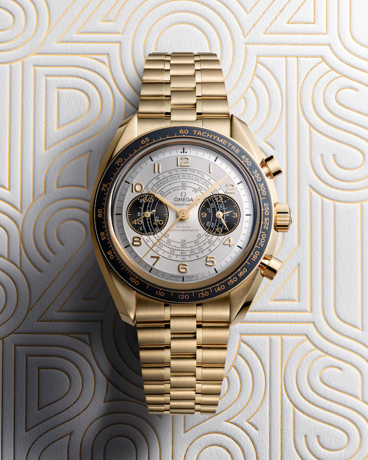 Omega Speedmaster Chronoscope Silver Dial 43mm Moonshine�?18k Rose Gold Bracelet 522.60.43.51.02.001 - Image 5