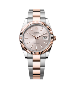 Rolex Datejust 41mm 126331 Sundust Index Oyster Steel and Everose Gold Watch