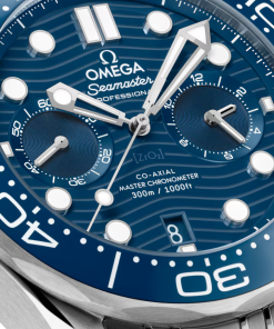 Alternative view of Omega Seamaster Diver 300M 44mm Blue Dial Stainless Steel Bracelet 210.30.44.51.03.001