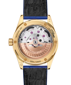 Alternative view of Omega Seamaster 300 41mm Blue Dial 18k Yellow Gold Strap 234.63.41.21.99.002