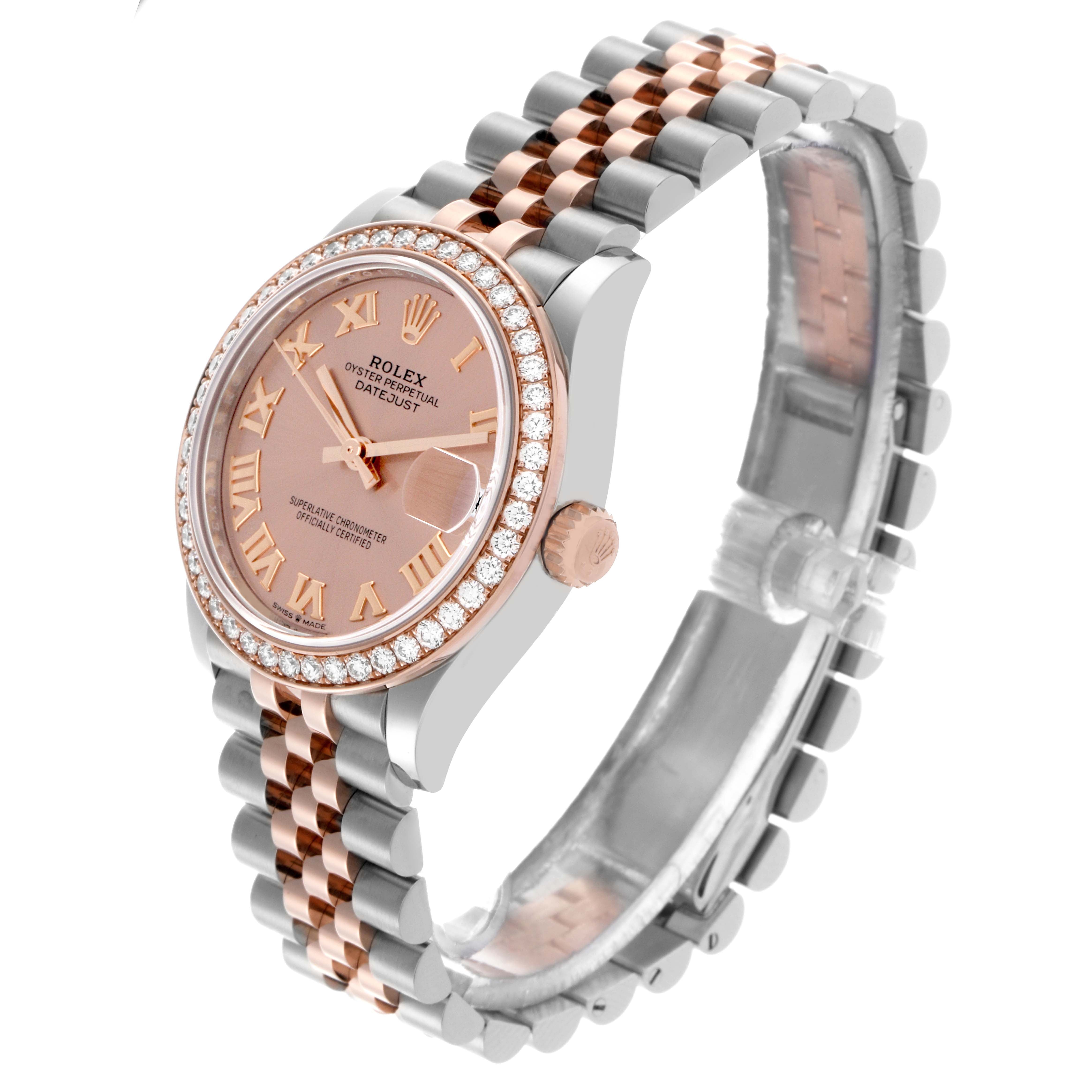 Rolex Datejust m278381-0001/0002 Rose Roman Dial Diamond-Set Bezel 31mm - Image 7