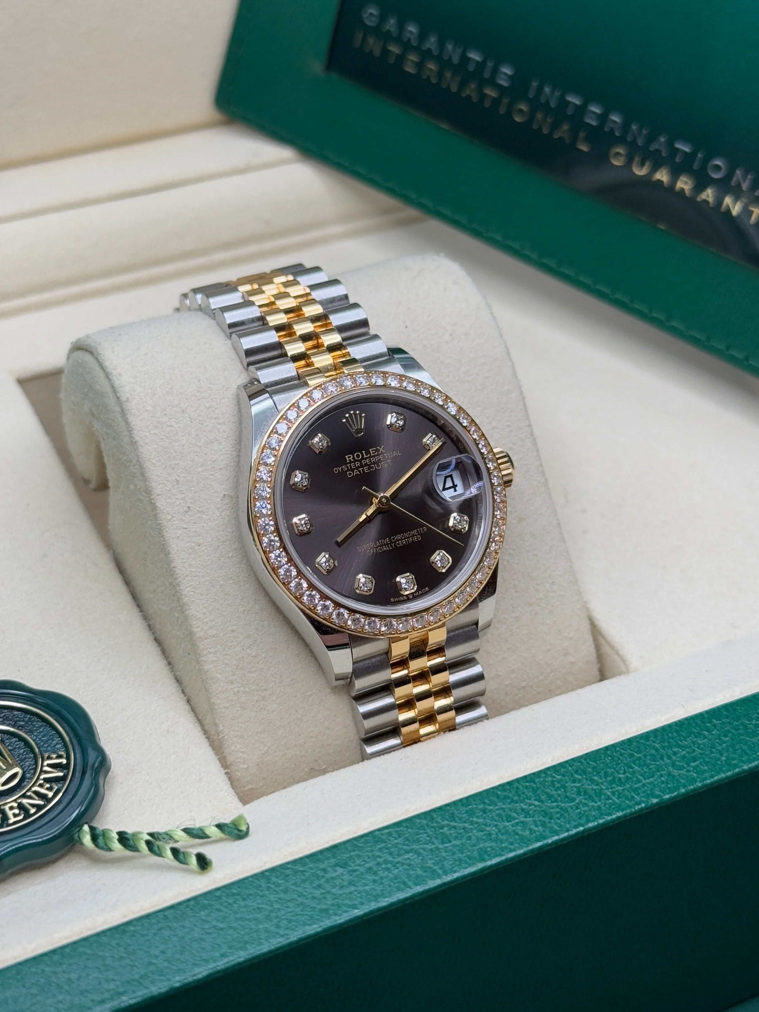 Rolex Datejust m278383RBR-0021/0022 31mm Dark Grey Dial Oyster Bracelet - Image 3