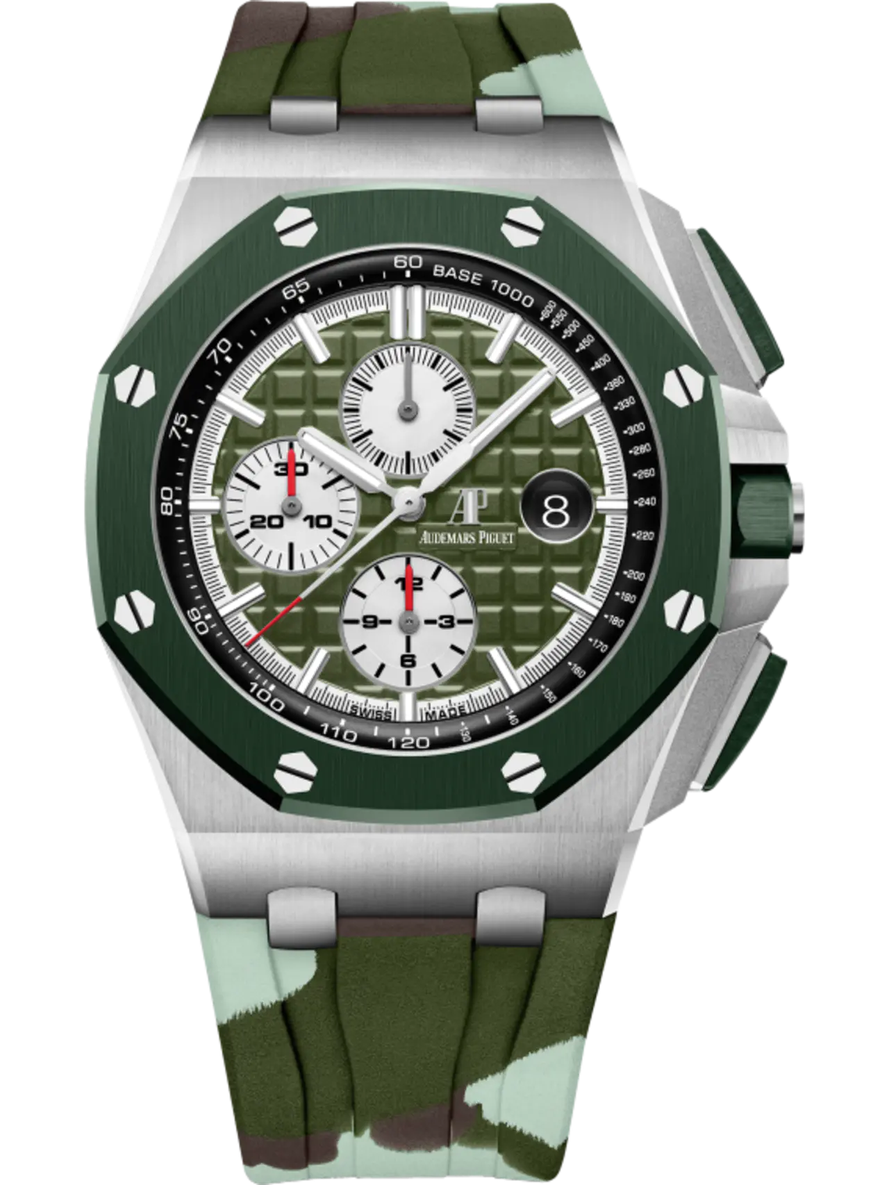 Audemars Piguet OFFSHORE Khaki Green Camouflage Dial CHRONOGRAPH 44mm 26400SO.OO.A055CA.01