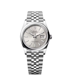 Rolex Datejust 36mm 126200 Oyster Perpetual Silver Dial Jubilee Stainless Steel