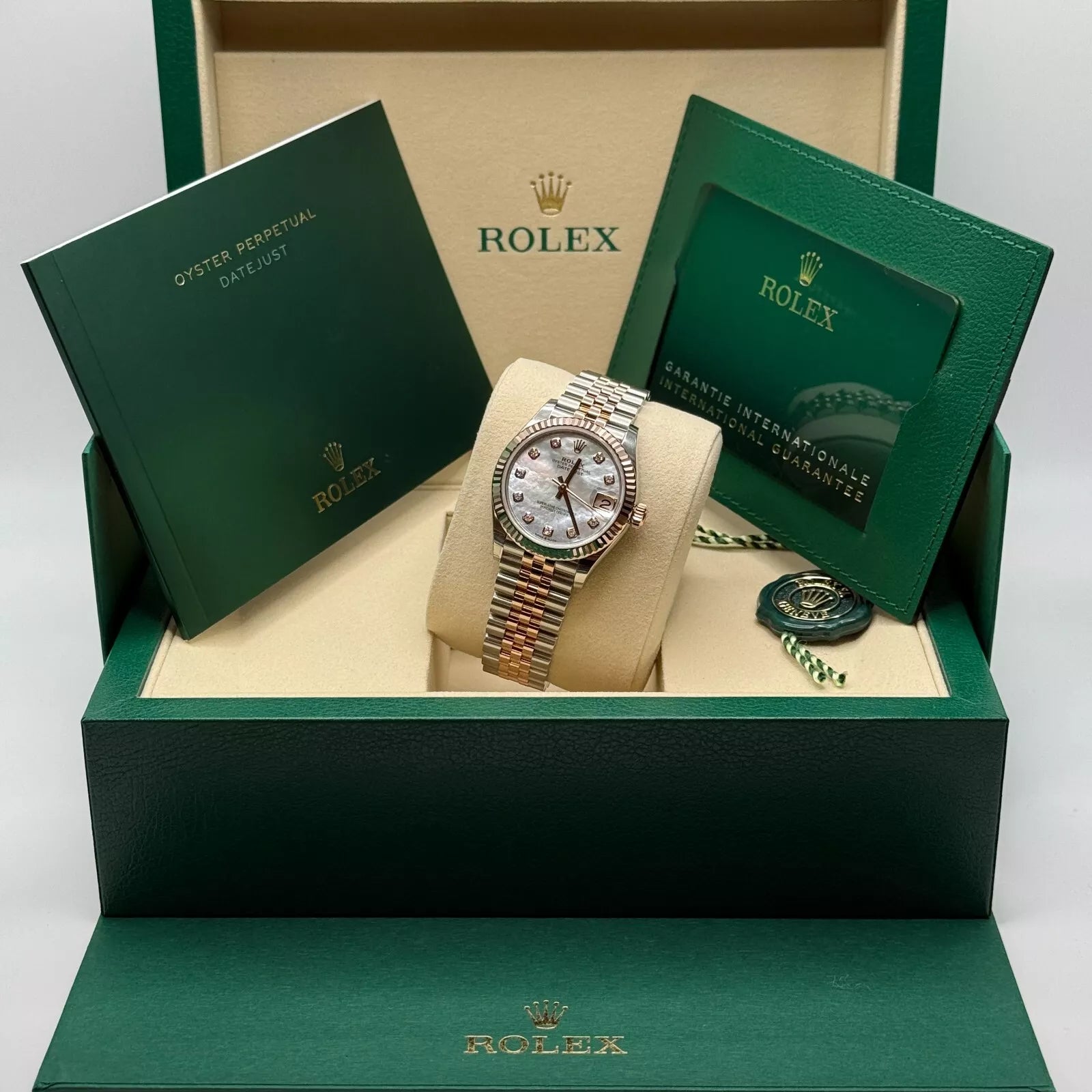 Rolex Datejust m278271-0025/0026 White Mother-of-Pearl 31mm Dial Oyster Bracelet Watch - Image 8