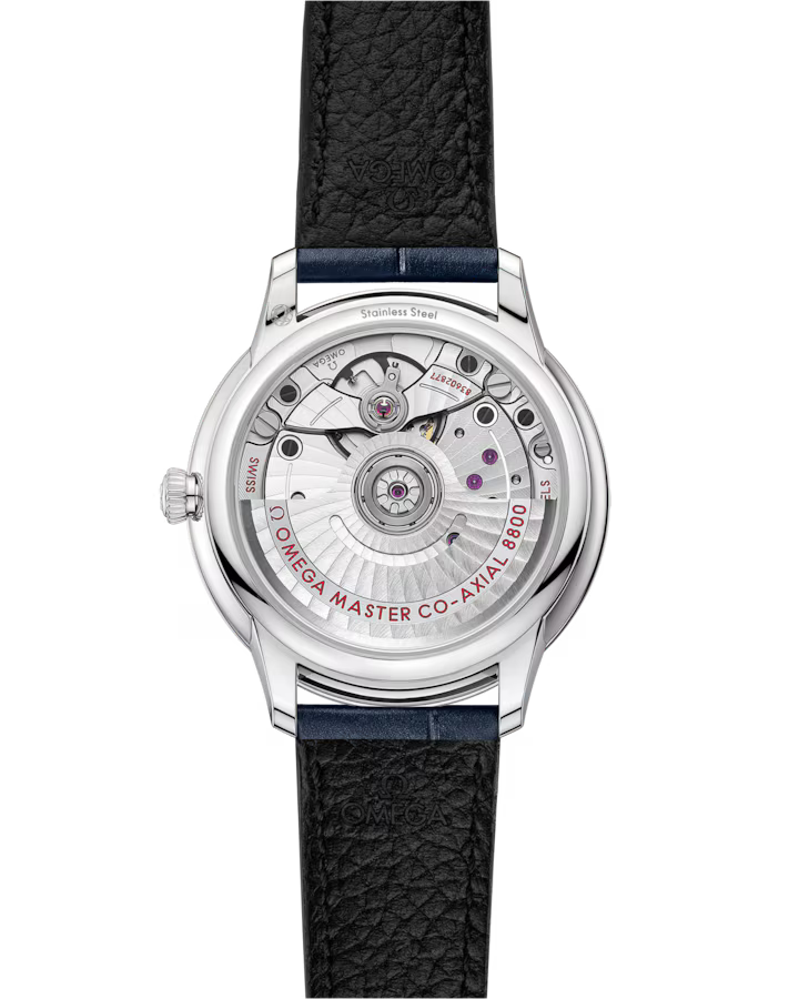 Omega De Ville Prestige 34 mm Blue Dial with Diamonds Stainless Steel Strap 434.13.34.20.53.002 - Image 2