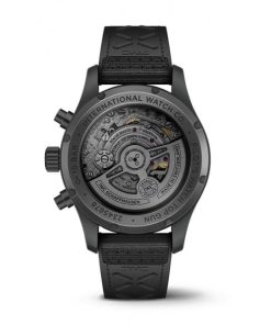 Alternative view of IWC Pilot Performance Chronograph 41mm Mercedes AMG Petronas Formula OneTM Team Mens Watch Black Rubber IW388306