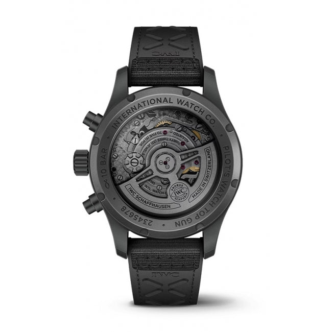 IWC Pilot Performance Chronograph 41mm Mercedes AMG Petronas Formula OneTM Team Mens Watch Black Rubber IW388306 - Image 2
