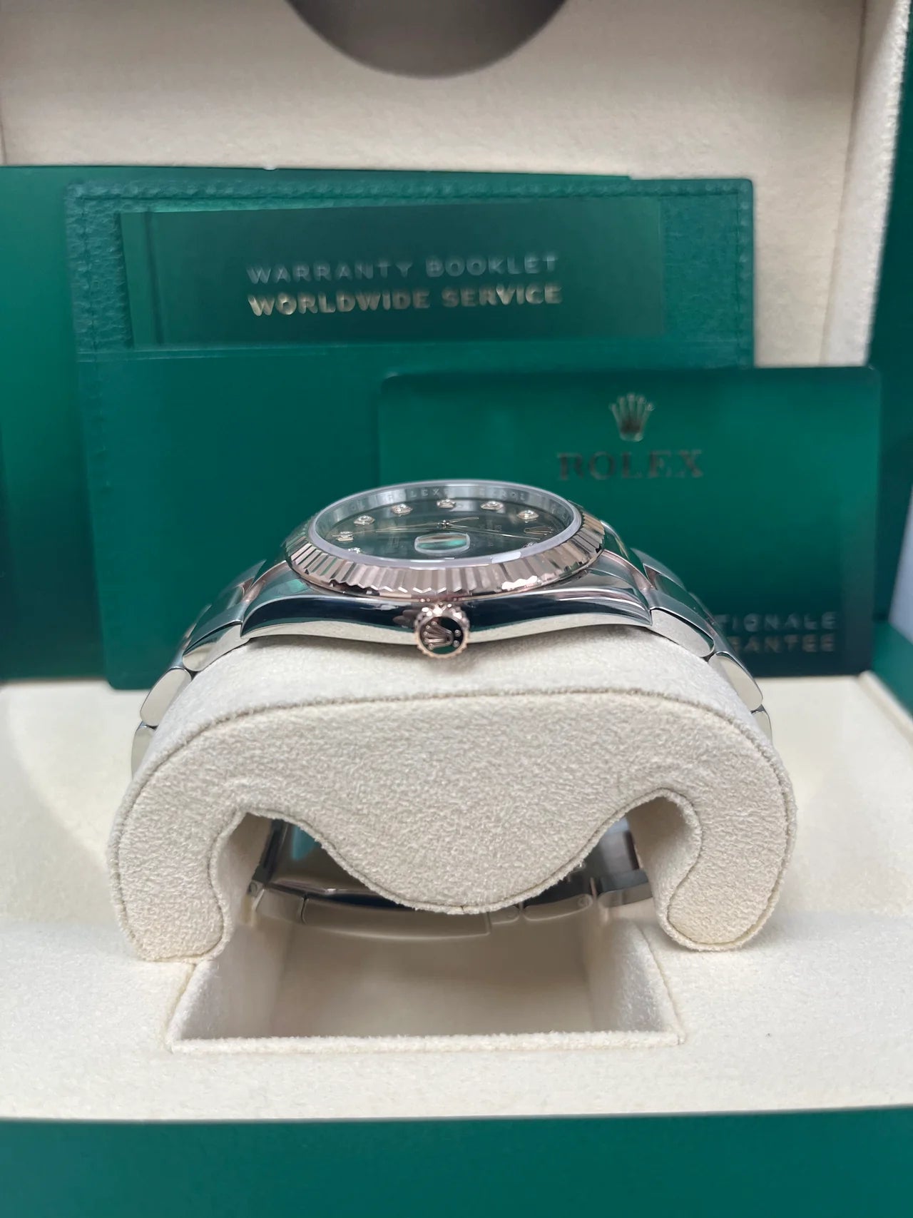 Rolex Datejust 41mm 126331 Datejust Chocolate Diamond Oyster Steel and Everose Gold Watch - Image 7