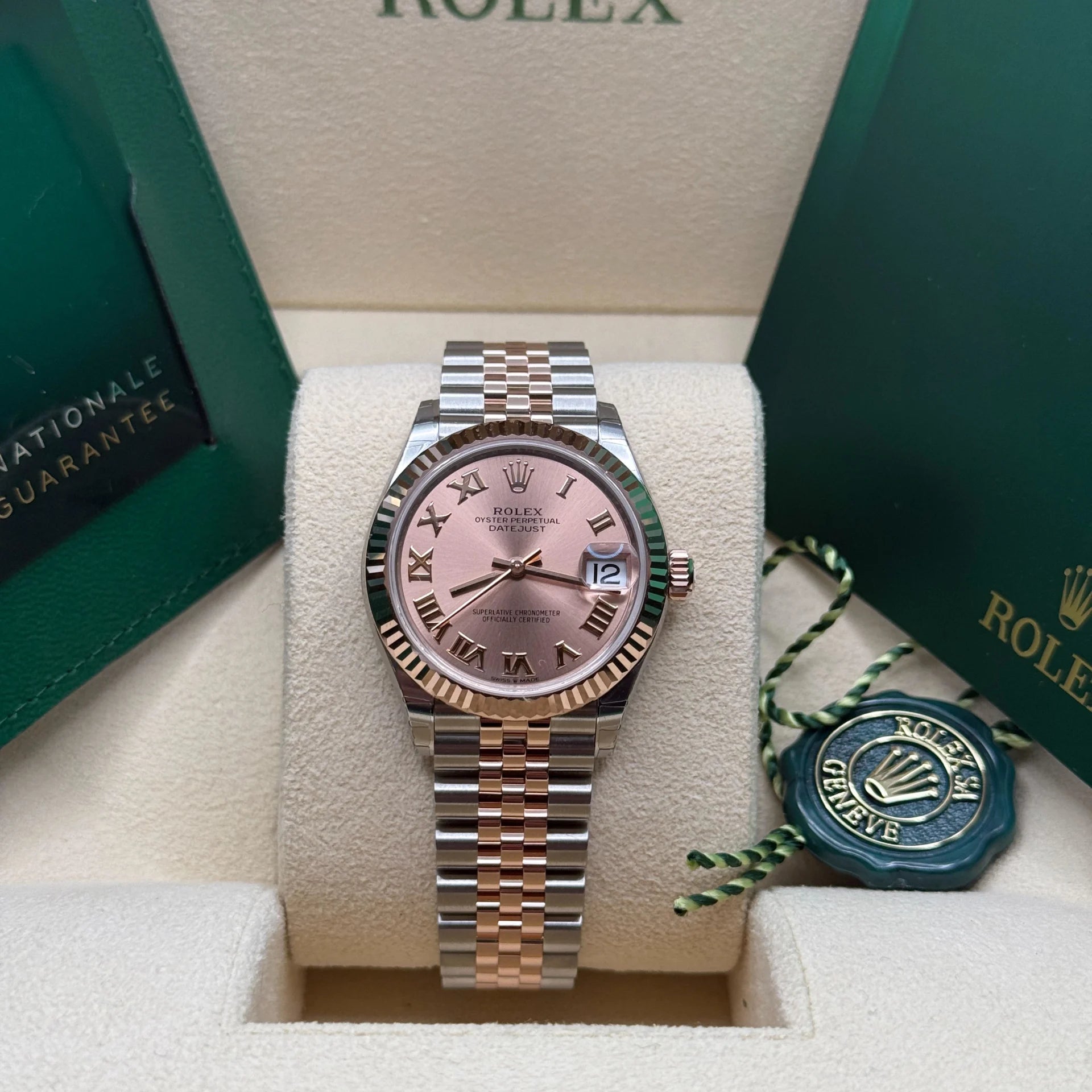 Rolex Datejust m278271-0005/0006 Rose 31mm Dial Oyster Bracelet Watch - Image 2