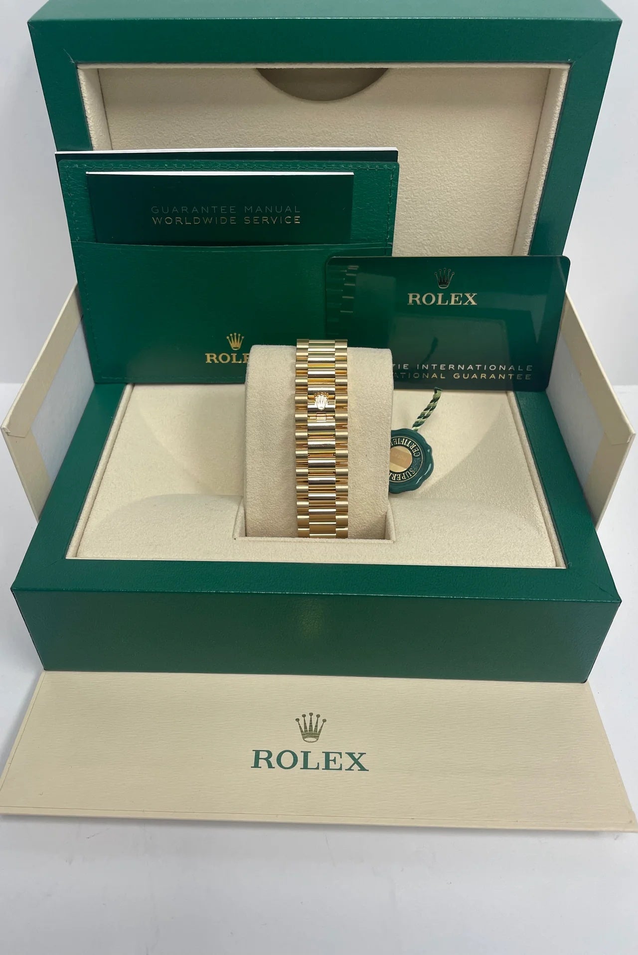 Rolex Day-Date 40mm Bright Black Dial President Watch 228348RBR-0043 - Image 6