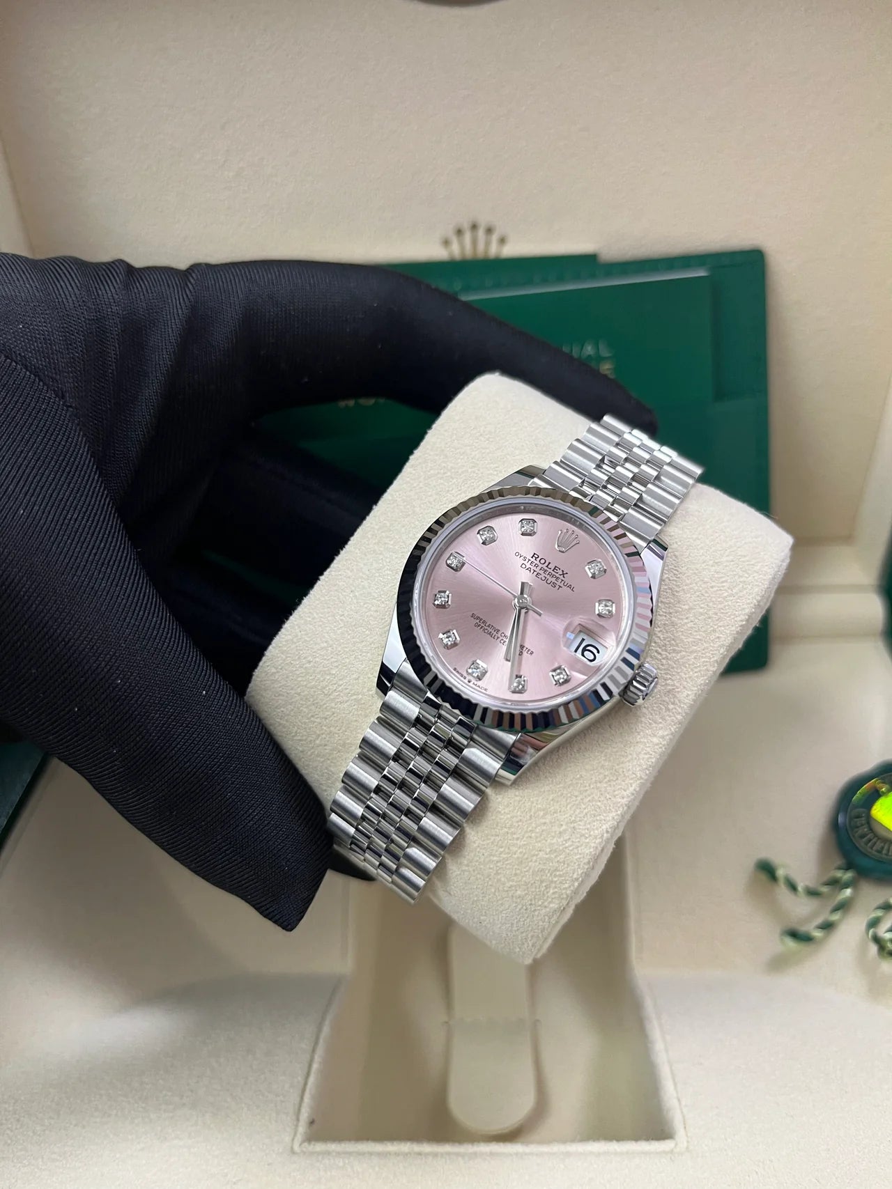 Rolex Datejust m278274-0031/0032 Pink 31mm Dial Oyster Watch - Image 5