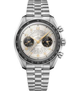 Omega Speedmaster Chronoscope Silver Dial 43mm Stainless Steel Bracelet 522.30.43.51.02.001