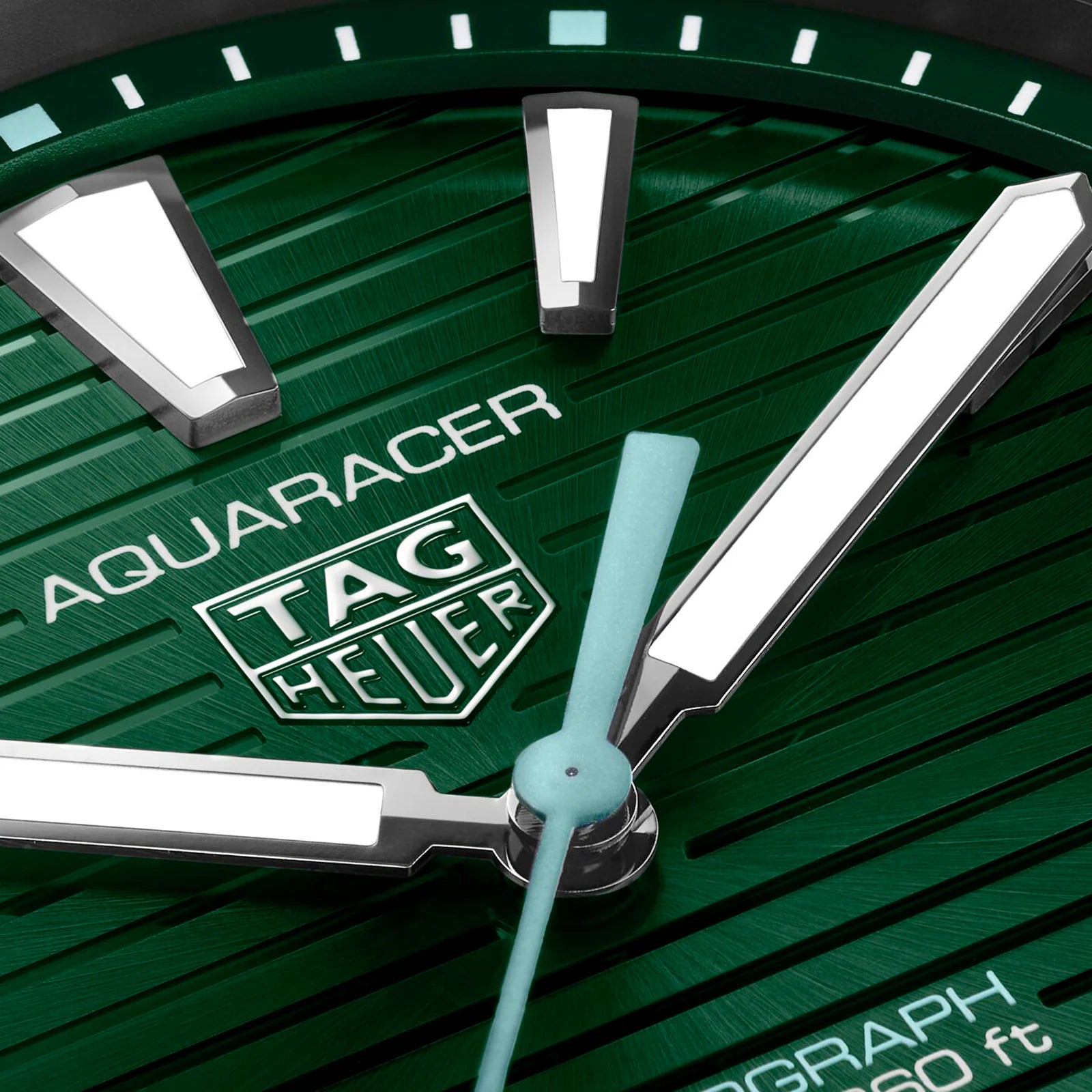 TAG Heuer Aquaracer Professional 200 Solargraph 40mm Mens Watch Green WBP1115.BA0000 - Image 5