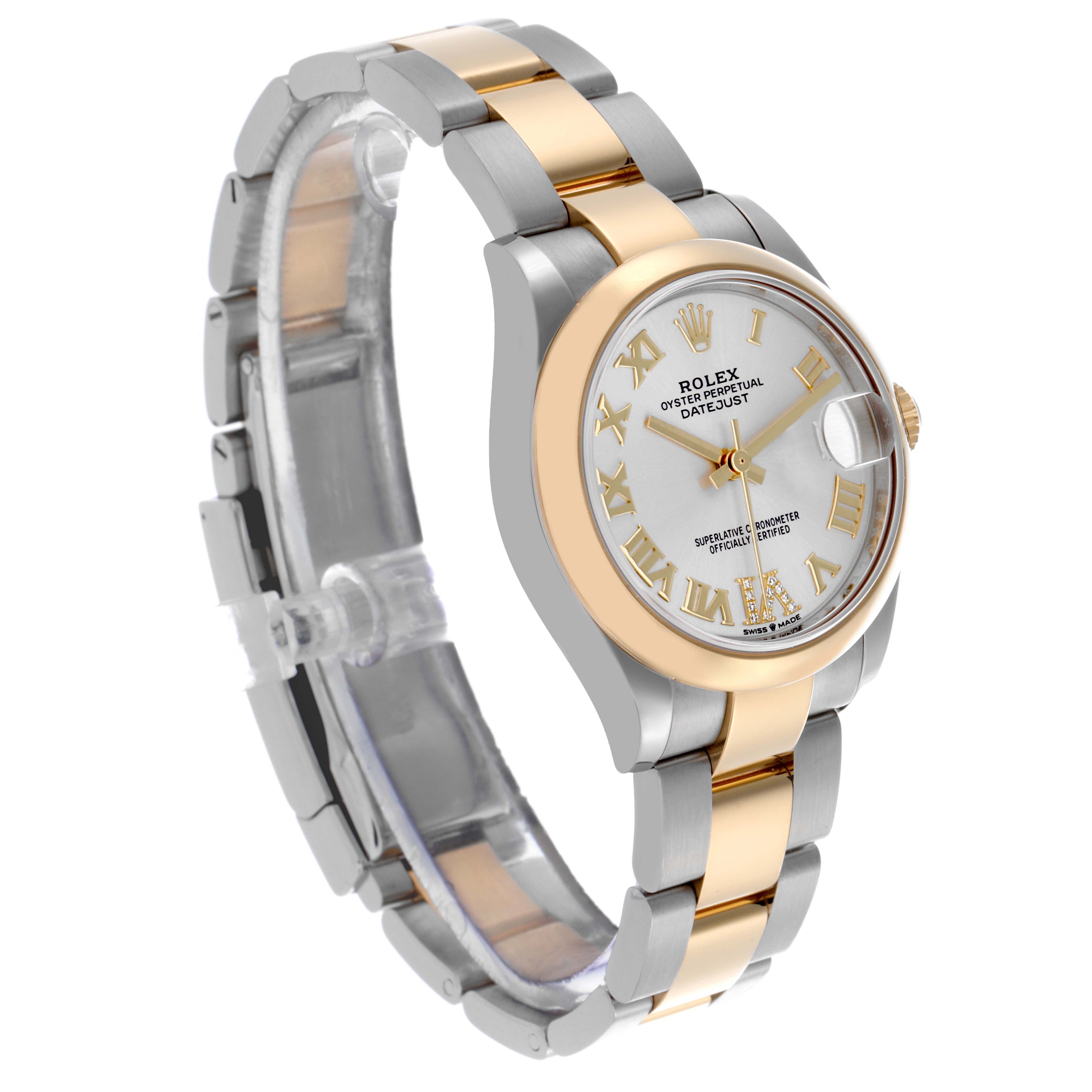 Rolex Datejust m278243-0003/0004 31mm Silver Dial Yellow Rolesor Oyster Watch - Image 5